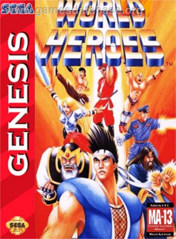 Cover World Heroes for Genesis - Mega Drive